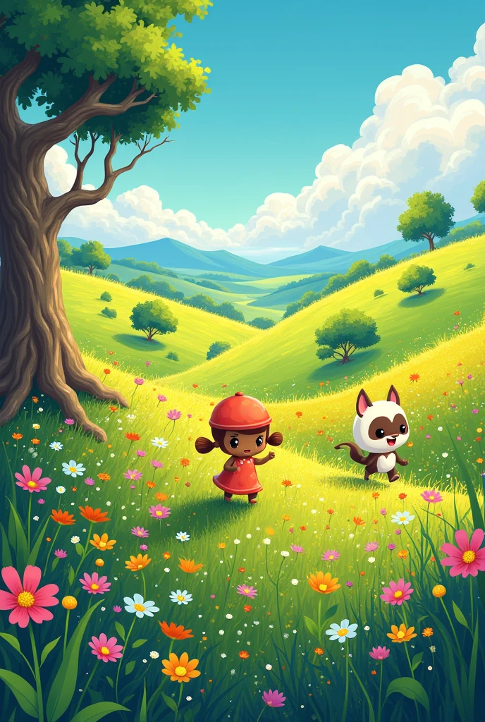 a cover on the animated field