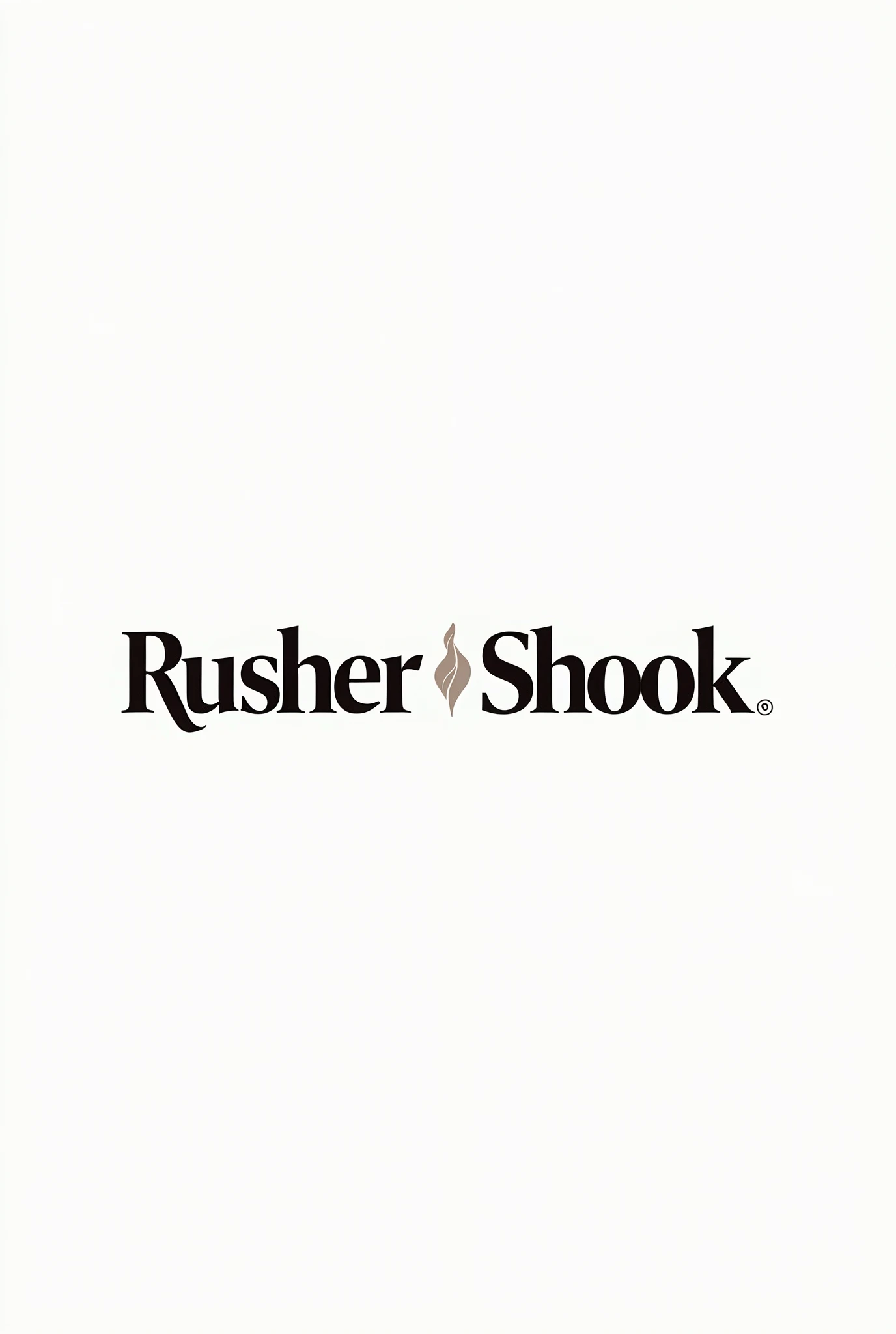 GENERATE A LOGO WITH THIS PHRASE: RUSHER&SHOOK