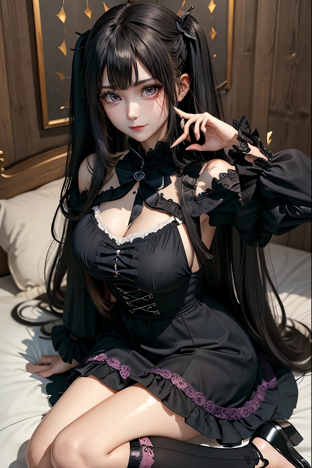ハードなDark Gothicメイク、Black dark eyeshadow、sad、Good skin radiance、Dark Gothicメイク、Dark smile、palace、The beauty of fragrance、24-years-old、Expressions of intense sexual pleasure、Embarrassed look、Dark Gothic、Highest quality、Expression of sexual pleasure without pain、Drunk face、Purple maid outfit、mysterious、noble、Loving smile、Twin tail hair、Right eye is blue、Left eye is red、Super tempting pose、Platform heel shoes、Heavy makeup、Gothic Clothing、Silver Hair、Long Hair Straight Hair、Cute Gothic Dresses、Beautiful Face、Elegant face、Attractive face、Stained glassの背景、Chest glistening with sweat、The room is dark、goth long dress、Bell Sleeves、Wizard Sleeve、Decadent look、Sexually excited expression、Wet shiny thigh water、Thighs that are wet and shiny with oil、Background of a room full of roses、Sad look、Rose Maiden、The embroidery is pink、The dress has pink embroidery.、Thigh-high socks、Knee-high socks、Gentle expression、Dark black eyeshadow、Stained glassとバラの背景、Thighs are a little thin、Female Duo、Female couple、dark church background、Stained glass、Black metal world、Dark Castle、Dark Room、Slender body、gothic long dress、Victorian dress、Small breasts、The bed is covered with roses、Her thighs are shining with sweat、My body is wet and shiny、There is a lot of glitter on the thighs、I am sweating、My thighs are sticky with sweat.、My thighs are glistening with sweat、My whole body is sweaty and shiny、I sweated a lot.、My thighs are sweaty、My wet thighs are glistening with sweat.、There is a lot of sweat shining all over my body、Slender body、Sit on the bed、Beautiful legs、Outstretched legs、Hands on the bed、Super beautiful straight hair、Straight hair to the ends、Straight Perm Hair、Show off your glamorous thighs、Ass on the bed、Sitting with legs wide apart、Thighs are a little glamorous、facial expressions during masturbation、Extremely fair skin、Small breasts、Panting expression、