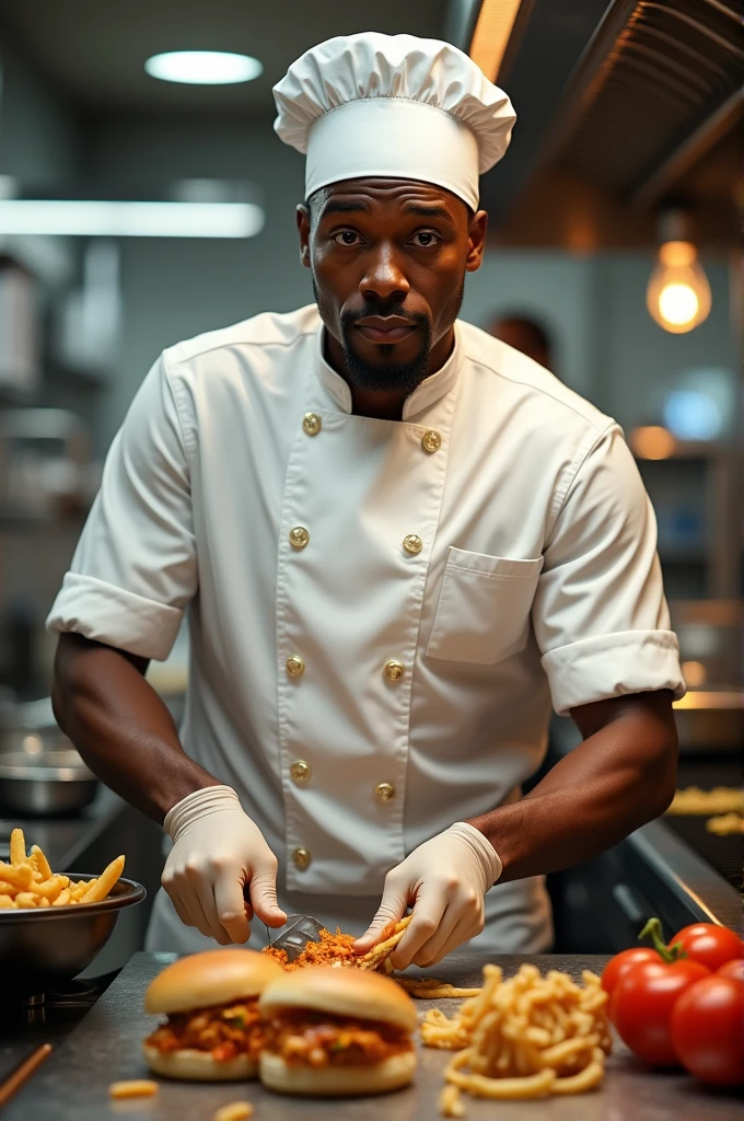 Black chef fast food