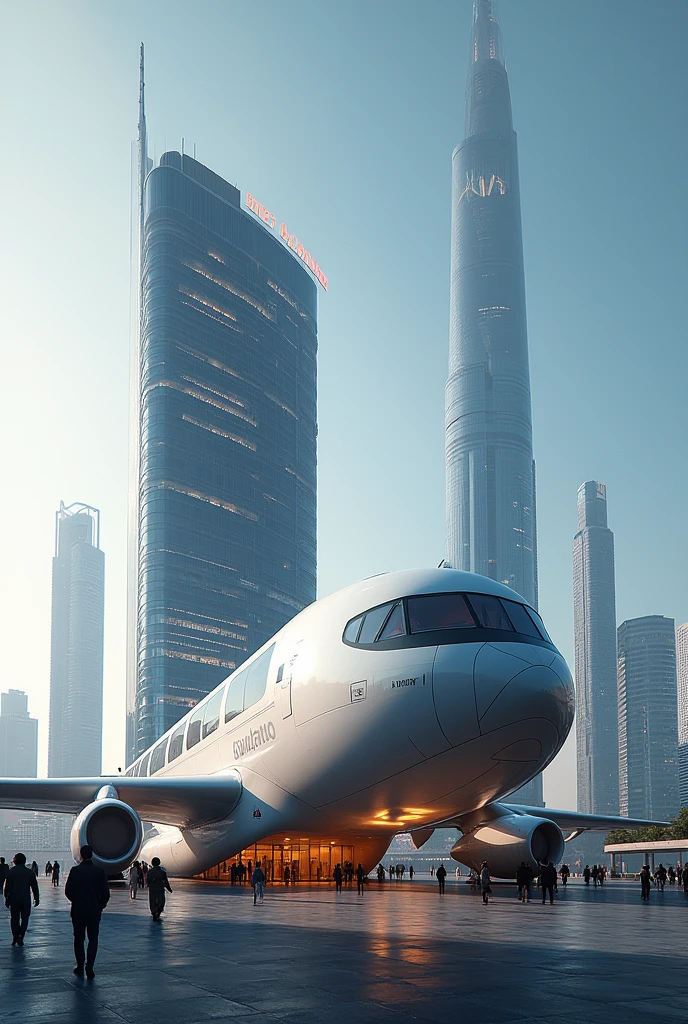 a plane hotel