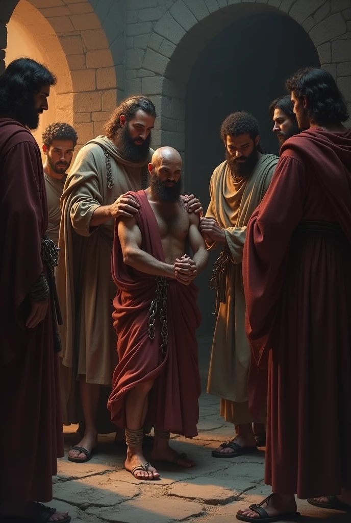 Herod had given orders for John to be arrested, tie him up and put him in prison