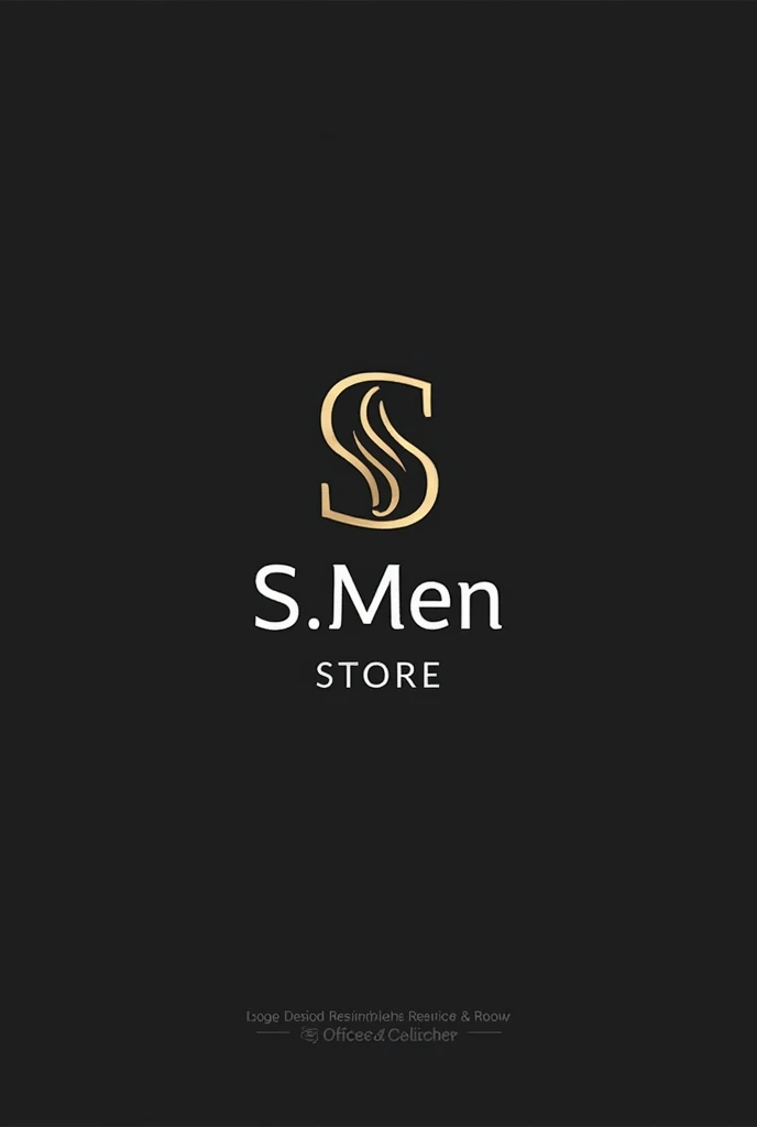 Menswear store logo S.men store