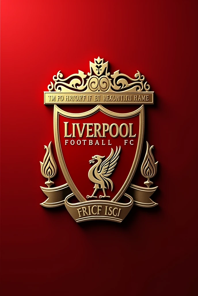 Make a TEAM SHIELD, with the name Jogo bonito FC Liverpool style
