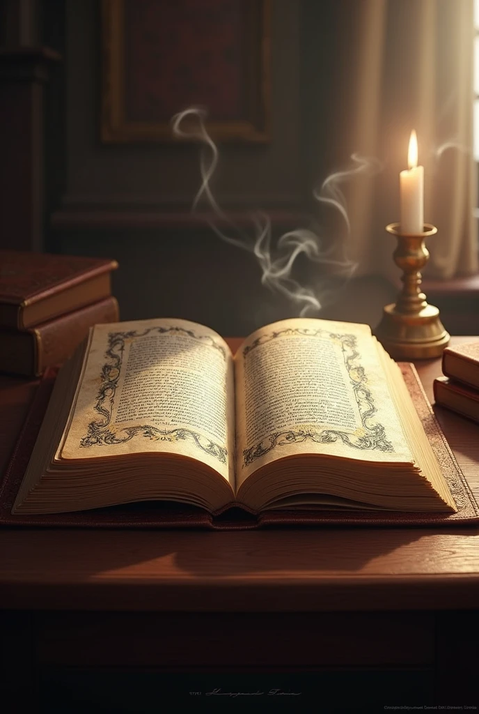 an open book representing knowledge, intelligence and development