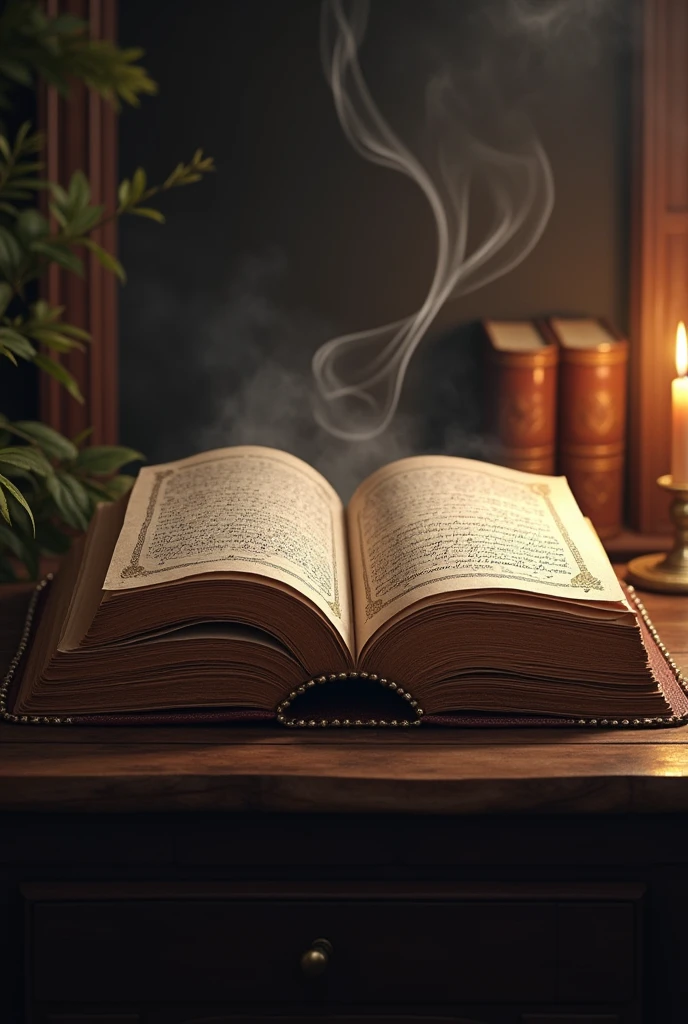  an open book representing knowledge, intelligence and development