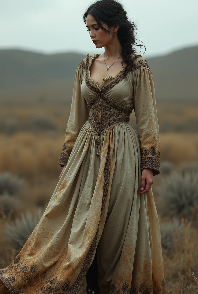 Old and torn dress