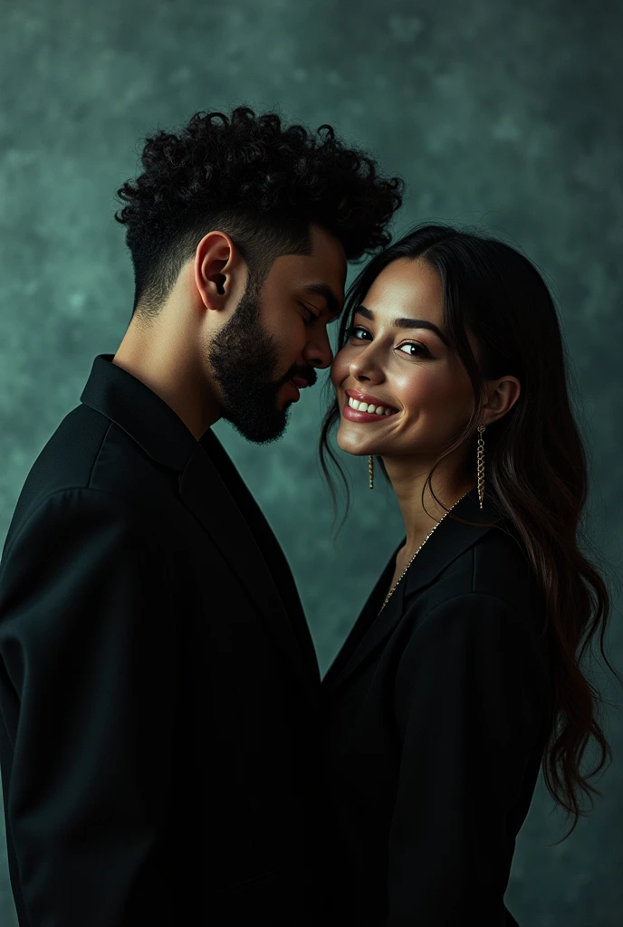 Singer The Weeknd and singer Jade Thirlwall together