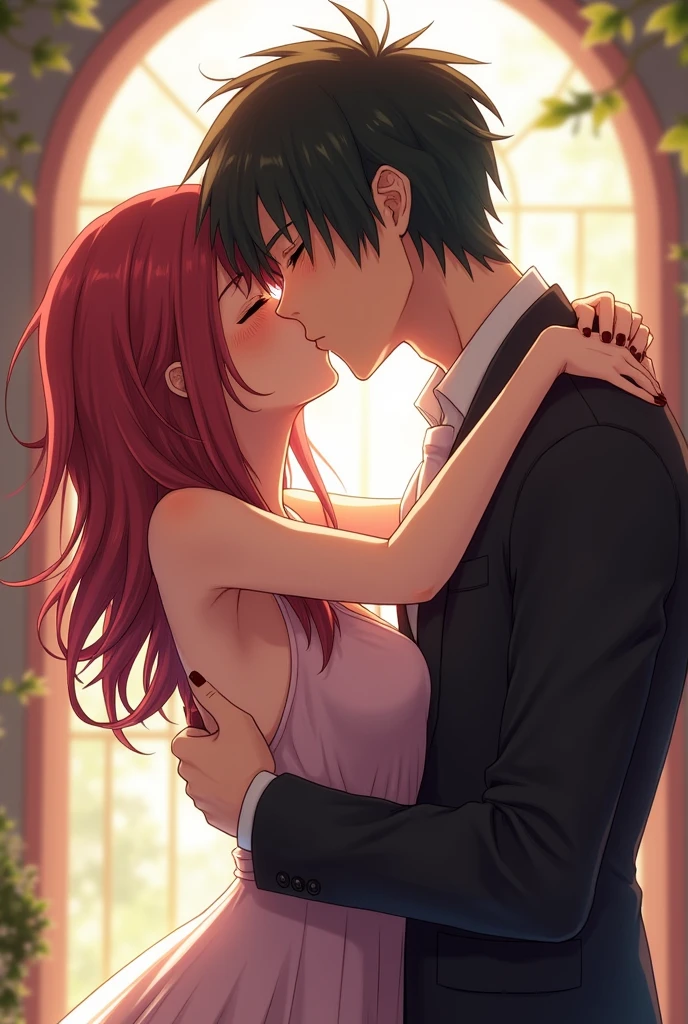 Create Xenovia Fourth Kissing Kiba Yuuto on the Mouth