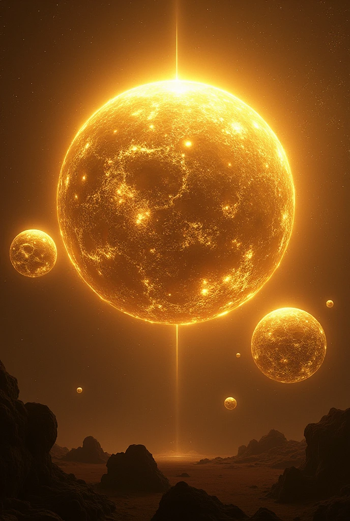 Planets made of gold