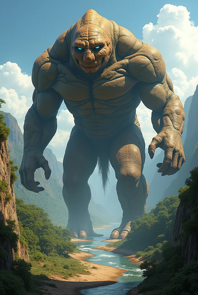 A giant monster with characteristics of the State of Minas Gerais 