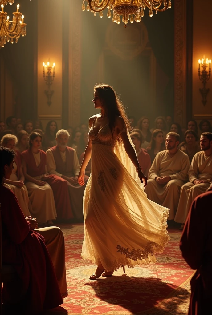 Herodias&#39; daughter came in and danced, pleased Herod and his guests. The king said to the young woman: "Ask me anything you want, and I will give you".