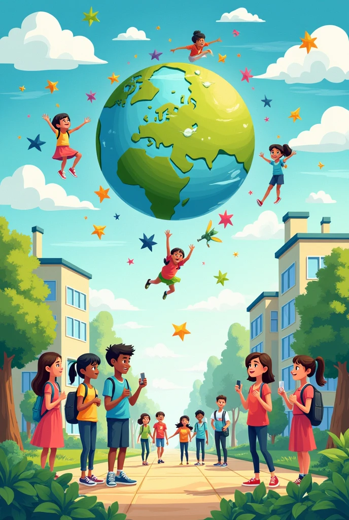 School poster to take care of the air