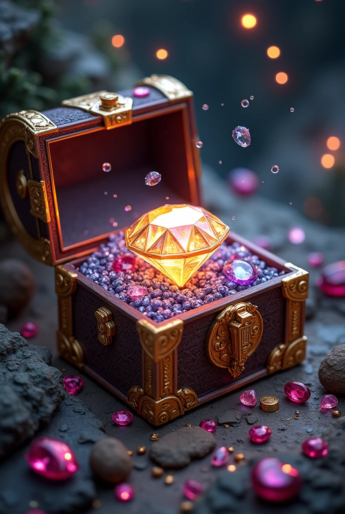 Treasure and a diamond