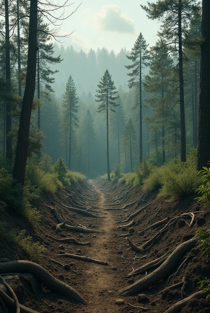 An advertisement for a nonprofit organization that shows shocking images of deforestation along with a message about the benefits of donating to plant trees may create cognitive dissonance in people who value the environment but have not taken steps to protect it.. This ad could motivate viewers to donate to resolve this dissonance..