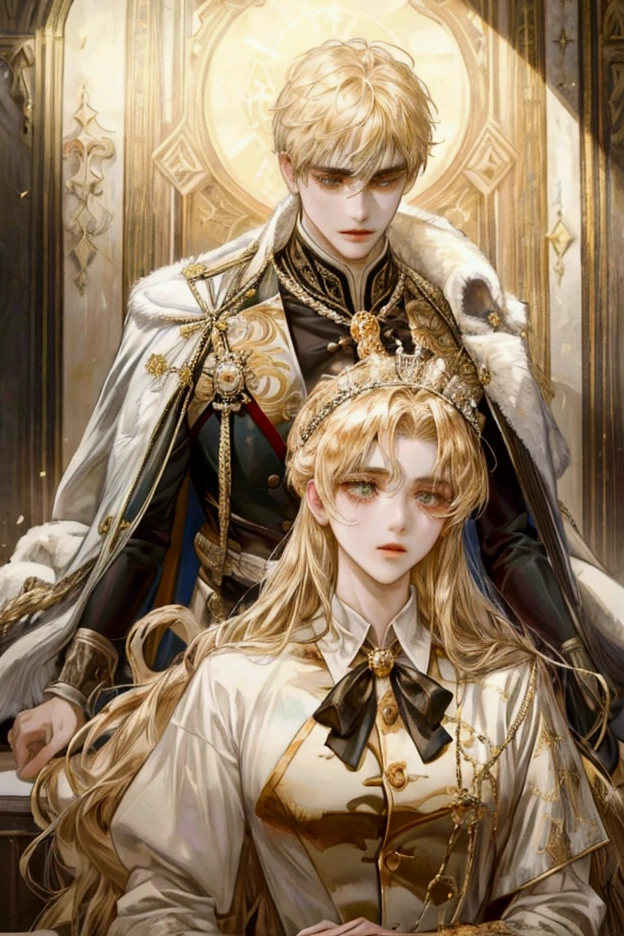 Constantine the Great. syojyomanga.アニメ. Reincarnation of Roman Emperor Constantine the Great.A mature, successful businessman, a modern reincarnation of Constantine the Great, a serious and attractive young man with a kind and earnest expression, a calm and composed demeanor, capable of being resolute when necessary, bright and piercing lion-like eyes, ((deep golden eyes)), in the scenic landscape of Venice at dawn.. He is hard working and efficient. Warm and sincere. He is kind and gentle, but he is also a cool-headed and ambitious man. Cool summer evening. refreshing breeze. High quality suit. Bright and keen-eyed, he cherishes and embraces the girl he loves. hyper quality. Super beautiful. Sweet and elegant. modern classical. Luxurious and graceful.masterpiece, Highest quality, {Highest quality}, {{masterpiece}}, {High resolution},lyrical、Dramatic、Romantic、Dramatic、nostalgia、Exciting、future。Excitement。Luxurious and elegant、delicate and detailed。Sophistication and elegance。And super beautiful。Super detailed。A pair of lovers。Brilliant and nostalgic。Healing。Purification。atonement。Salvation。repentance。infinite love。Unconditional Love。Masterpiece。Ultimate Beauty。Beauty。universe。Milky Way。Free。Digital Art。Modern Classical。Ultra-clear。