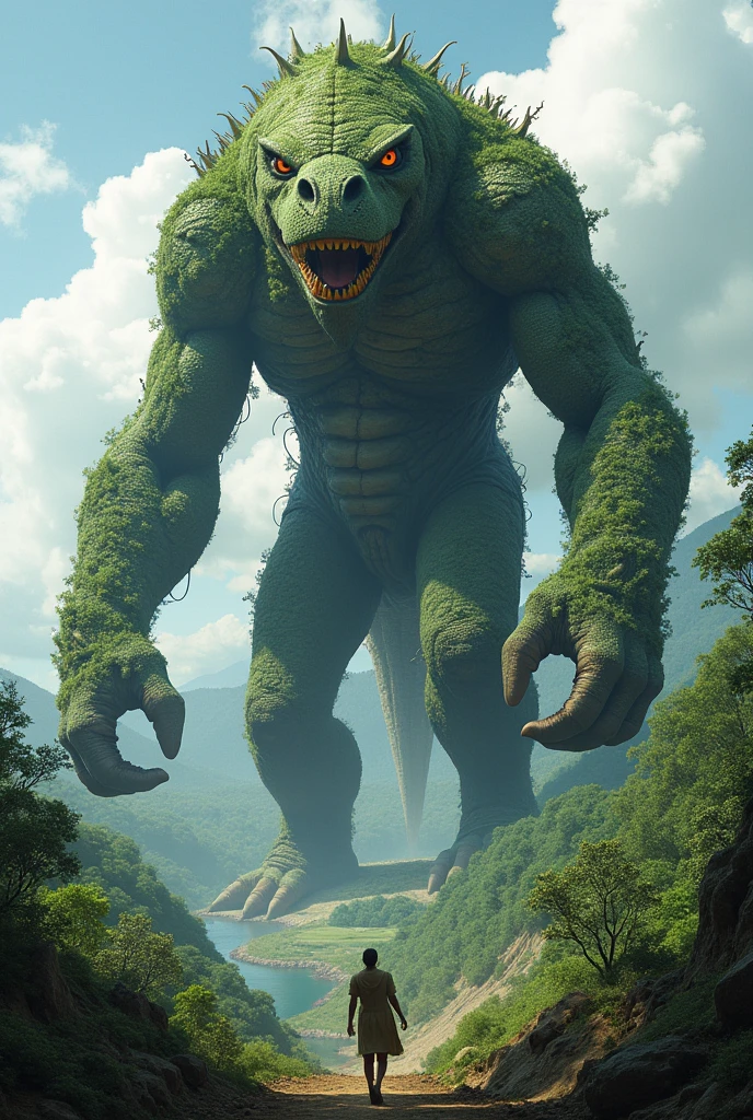 A giant monster with characteristics of the State of Paraná