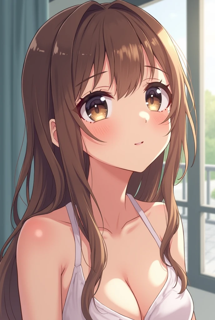 An anime girl who is naked without censorship by EMI kukis