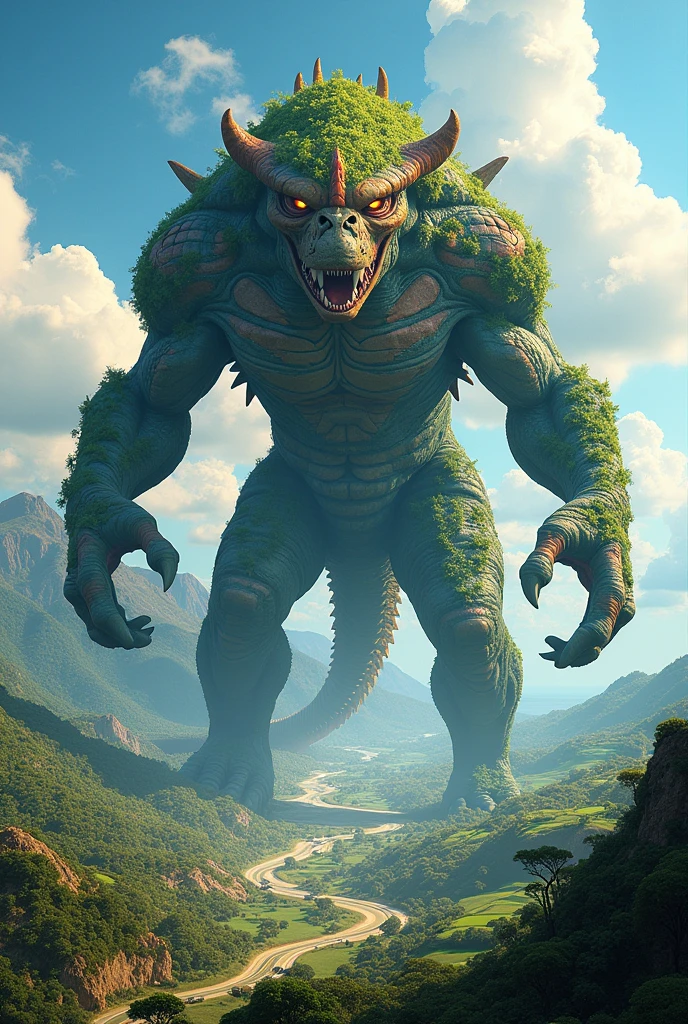 A giant monster with characteristics of the State of Rio Grande do Sul