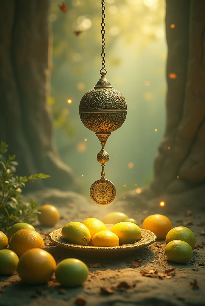 create image of hebrew pendulum, amla healing