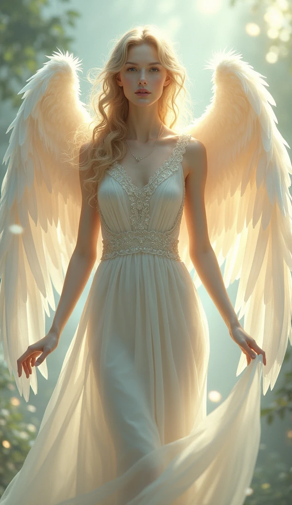 Very beautiful woman angel