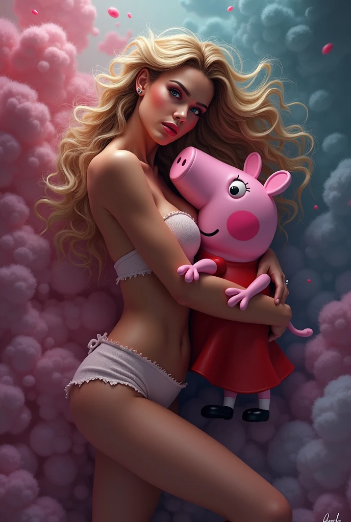 Shakira naked kissing Peppa pig