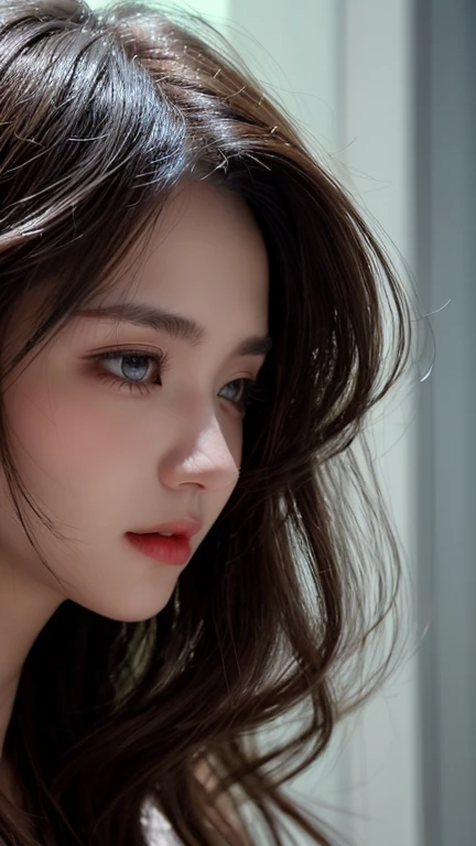 Highest quality, shape, Very detailed, In detail, High resolution, 8k wallpaper, Perfect dynamic composition, Beautiful attention to detail, woman's fashion summer,Short Bob Hair,Small Breasts Natural Color Lip, Bold sexy pose,smile,Harajuku、20-year-old girl、cute、sexy shot looking at camera