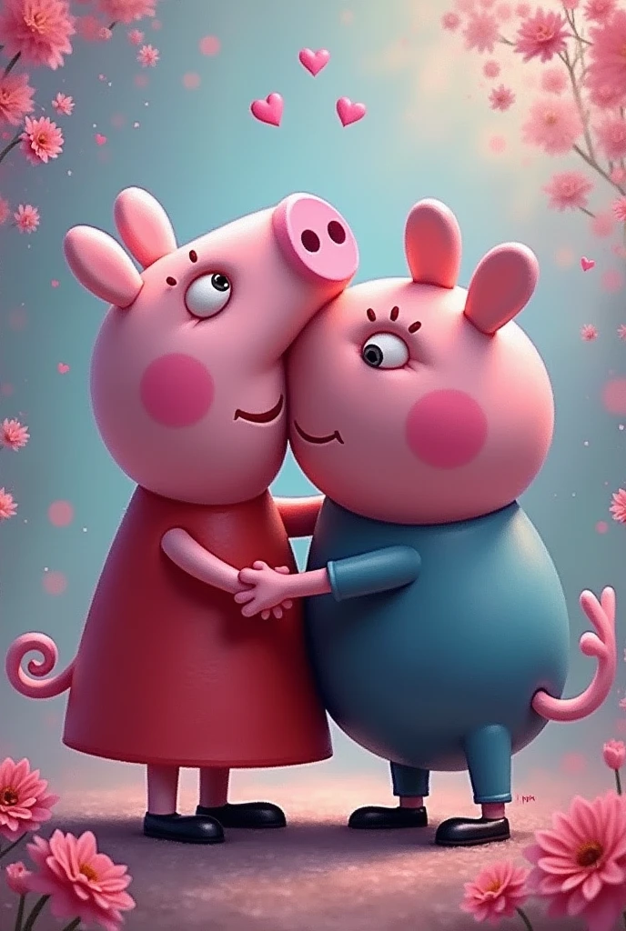 Jh de la cruz Kissing Peppa pig
