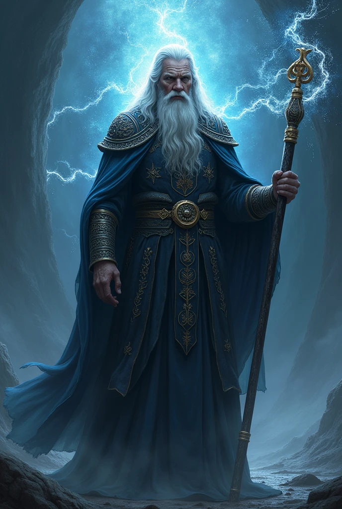 Nordic Wizard, 40 years old, surnamed manymales,uses the void as his magic