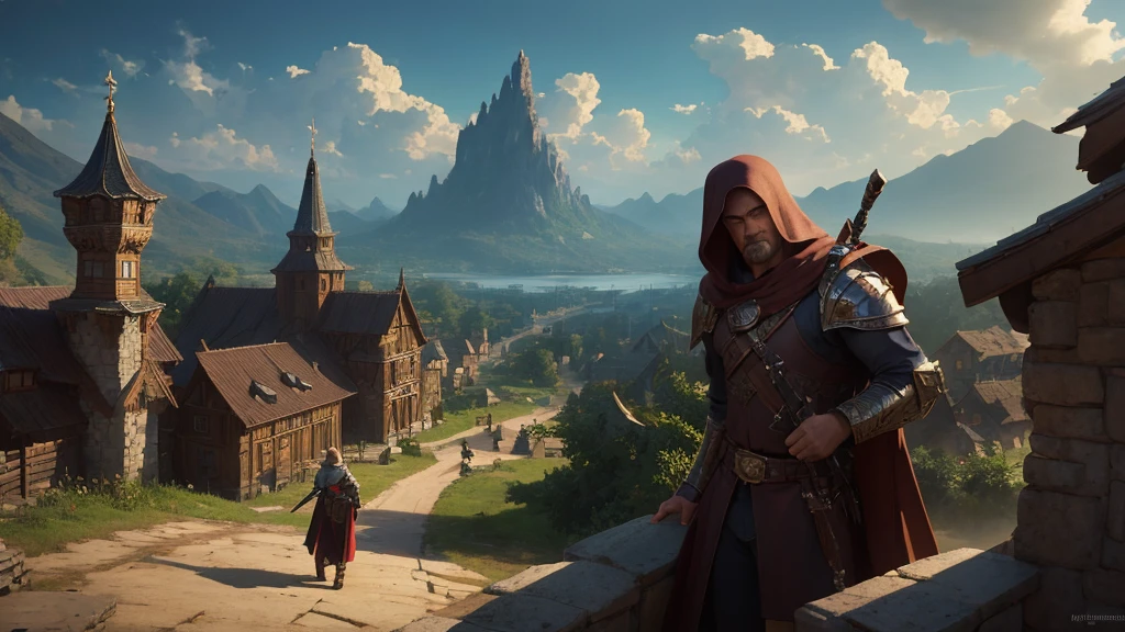 best quality, masterpiece, in detail, role-playing game, concept art, landscape, board game, game dice, настольная игра, идет по клеткам