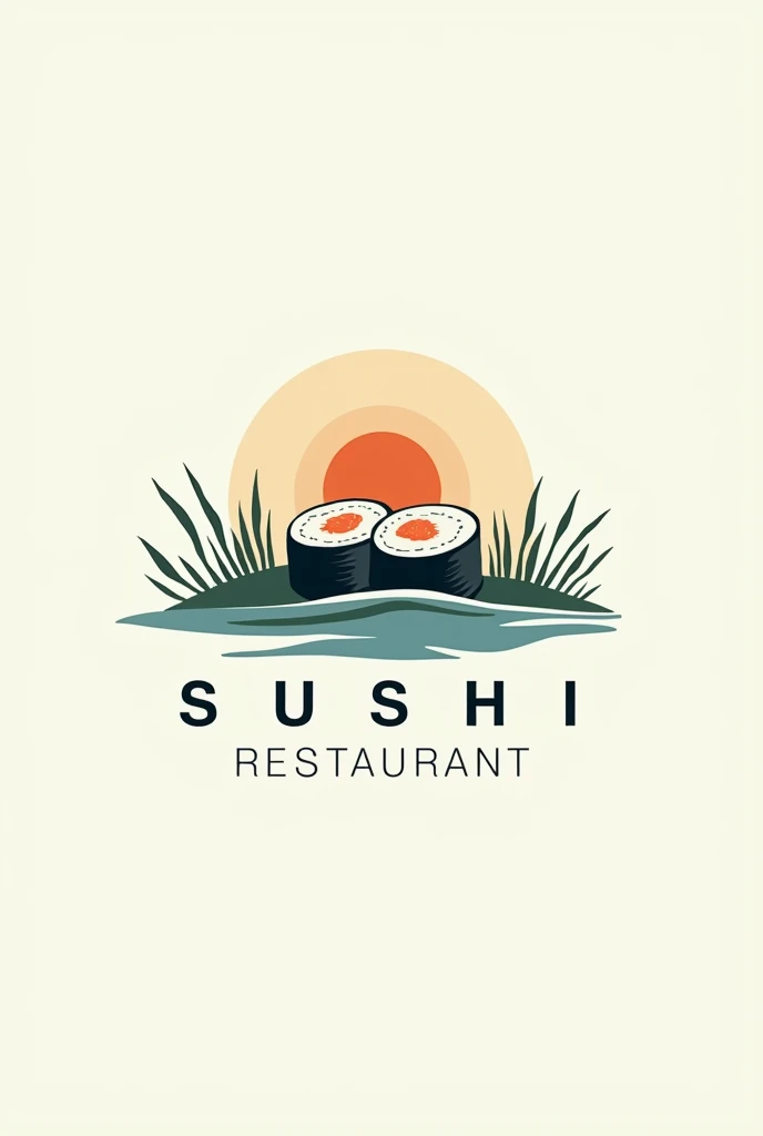 A logo for a sushi place simply called sushi