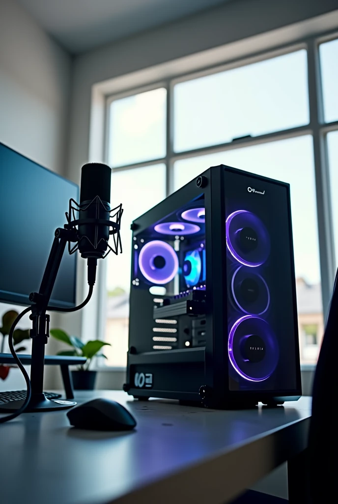 create a studio imagine pc and mike