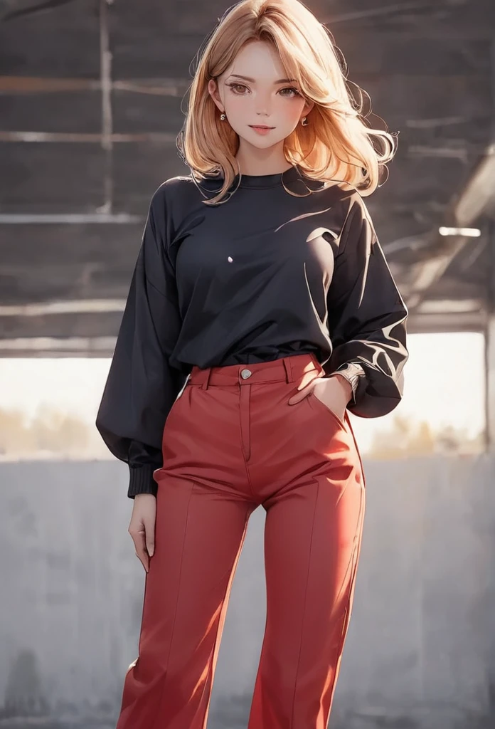 Red pants