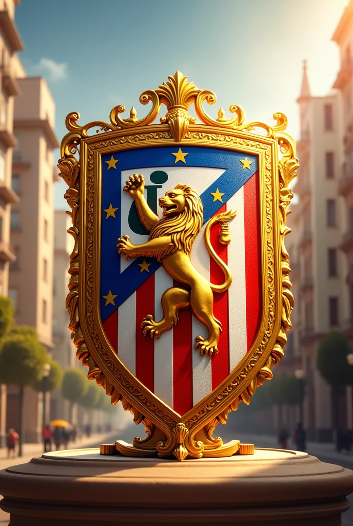 GOLDEN SHIELD OF ATLETICO DE MADRID