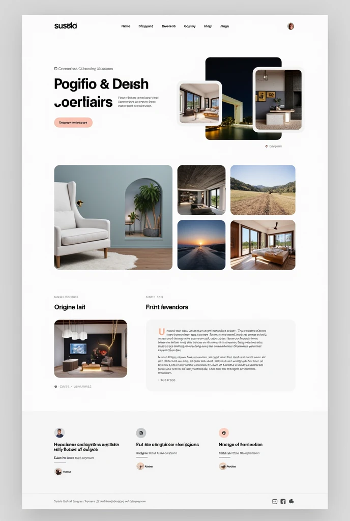 Manage a design portfolio projects, I just want the projects part of the website portfolio
