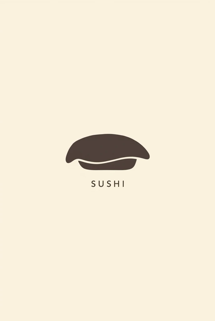 A logo for a place simply called sushi