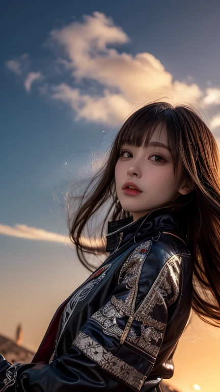 Highest quality, shape, Very detailed, In detail, High resolution, 8k wallpaper, Perfect dynamic composition, Beautiful attention to detail, woman's fashion summer,Short Bob Hair,Small Breasts Natural Color Lip, Bold sexy pose,smile,Harajuku、20-year-old girl、cute、sexy shot looking at camera