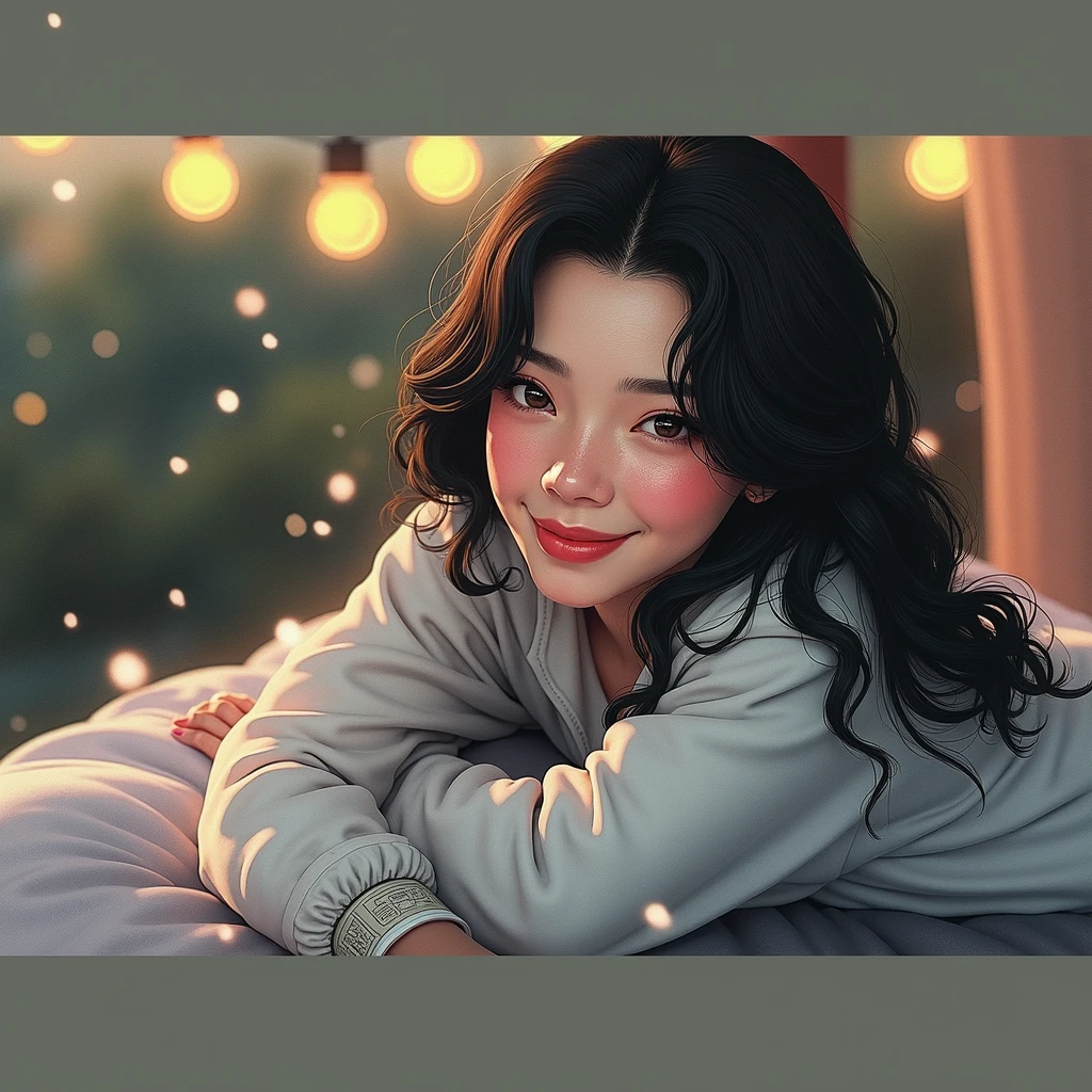 smile, Black Hair,