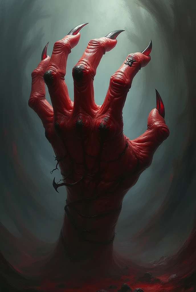 Hand of a demon