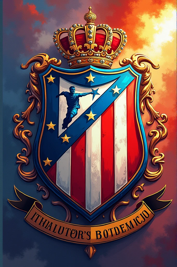 ATLETICO JUNIORS WITH SHIELD 