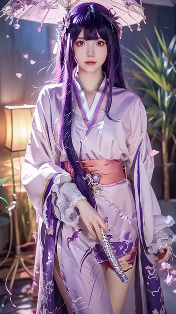 anime girl with purple hair and a sword in her hand, 2. 5 d cgi anime fantasy artwork, detailed digital anime art, beautiful fantasy anime, anime fantasy artwork, smooth anime cg art, advanced digital anime art, anime fantasy illustration, beautiful alluring anime woman, anime art wallpaper 8 k, stunning anime face portrait, anime art wallpaper 4k