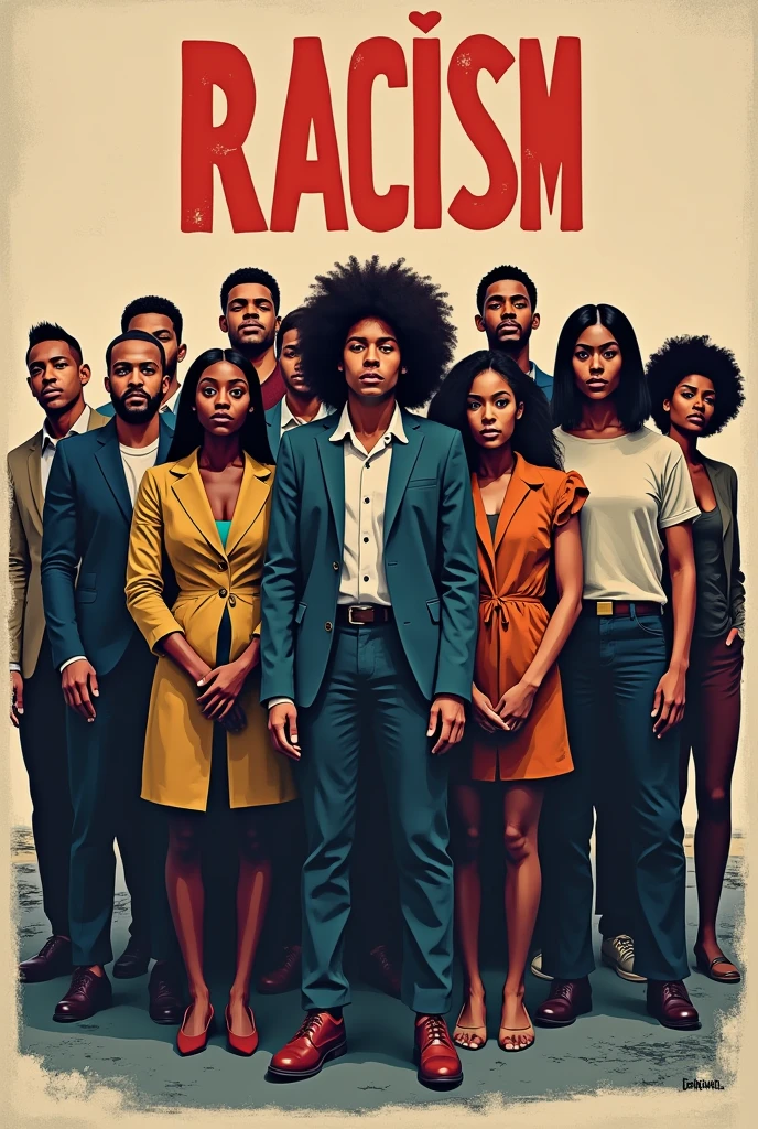 Create a poster about racism
