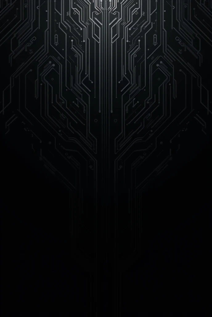 Black circuit background without light or white reflections