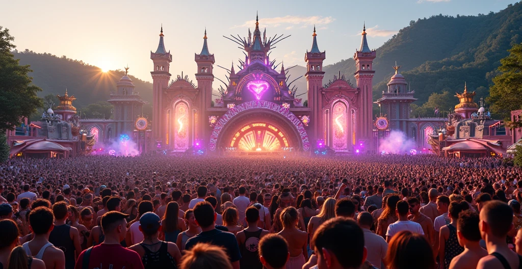 With the arrival of the Tomorrowland festival, the collective energy and enthusiasm is palpable, and it is doing so in style, filling natural spaces with music and vibrant energy.