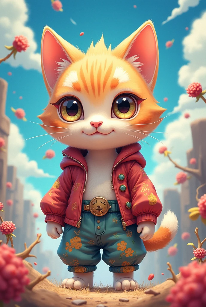 Cat furry anime with pants