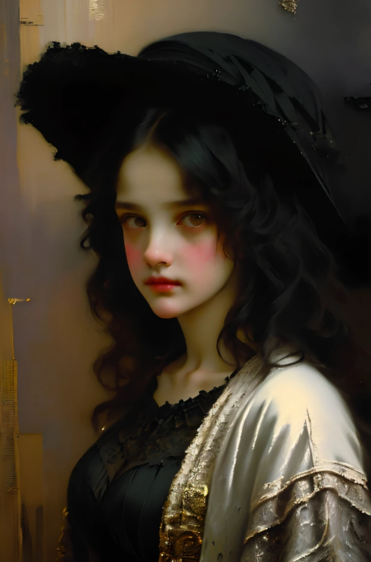 (Best Quality,hyperdetailed,ultra detailed,realist:1.2),pictorial, Oil painting art, detailed representation of a centipede with a human face, gloomy atmosphere, gloomy lighting, Soft lighting, art of Francisco Goya, creepy atmosphere, realist portrayal of centipedes, intricate details, Textured brushstroke, Somber color palette
