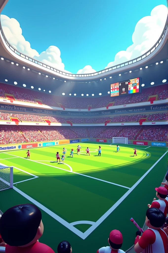 Roblox soccer stadium background 