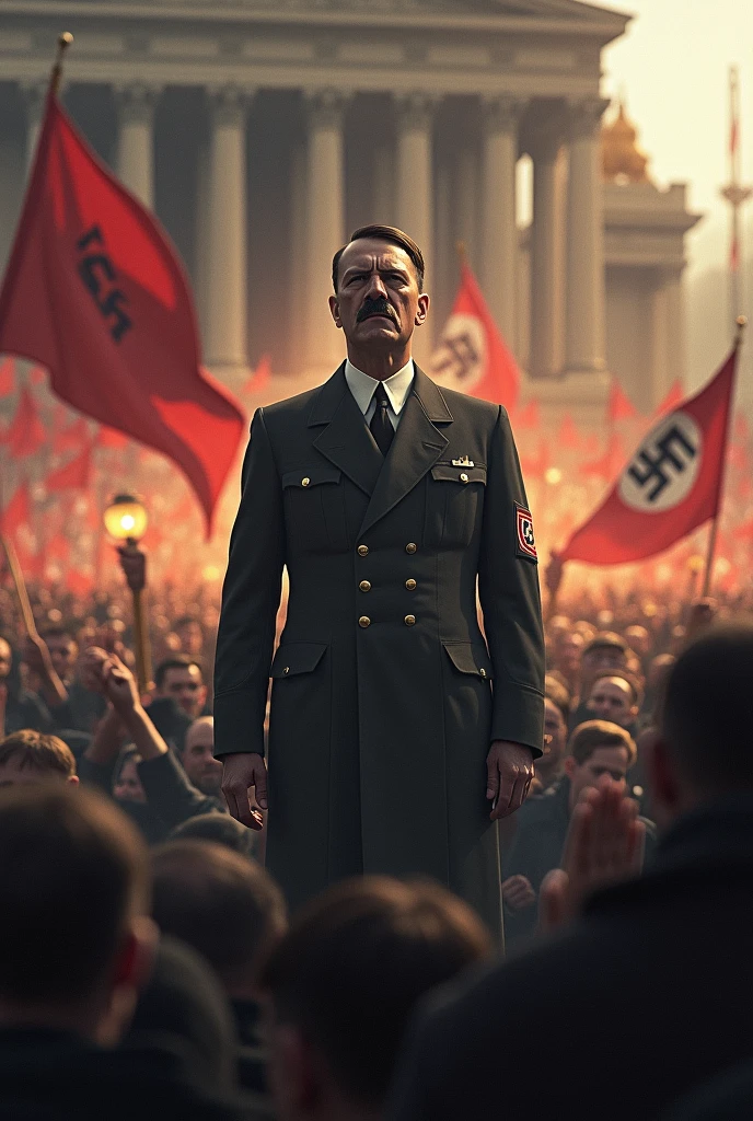 Adolf Hitler emerging as leader in Germany and strengthening his power
