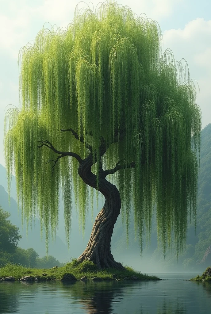 arbol de sauce but realista, but real