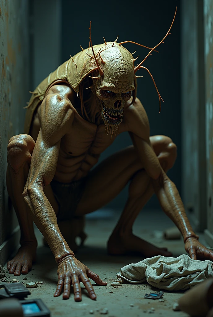 man turns into cockroach